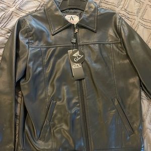 Mens AG Milano genuine Leather jacket
